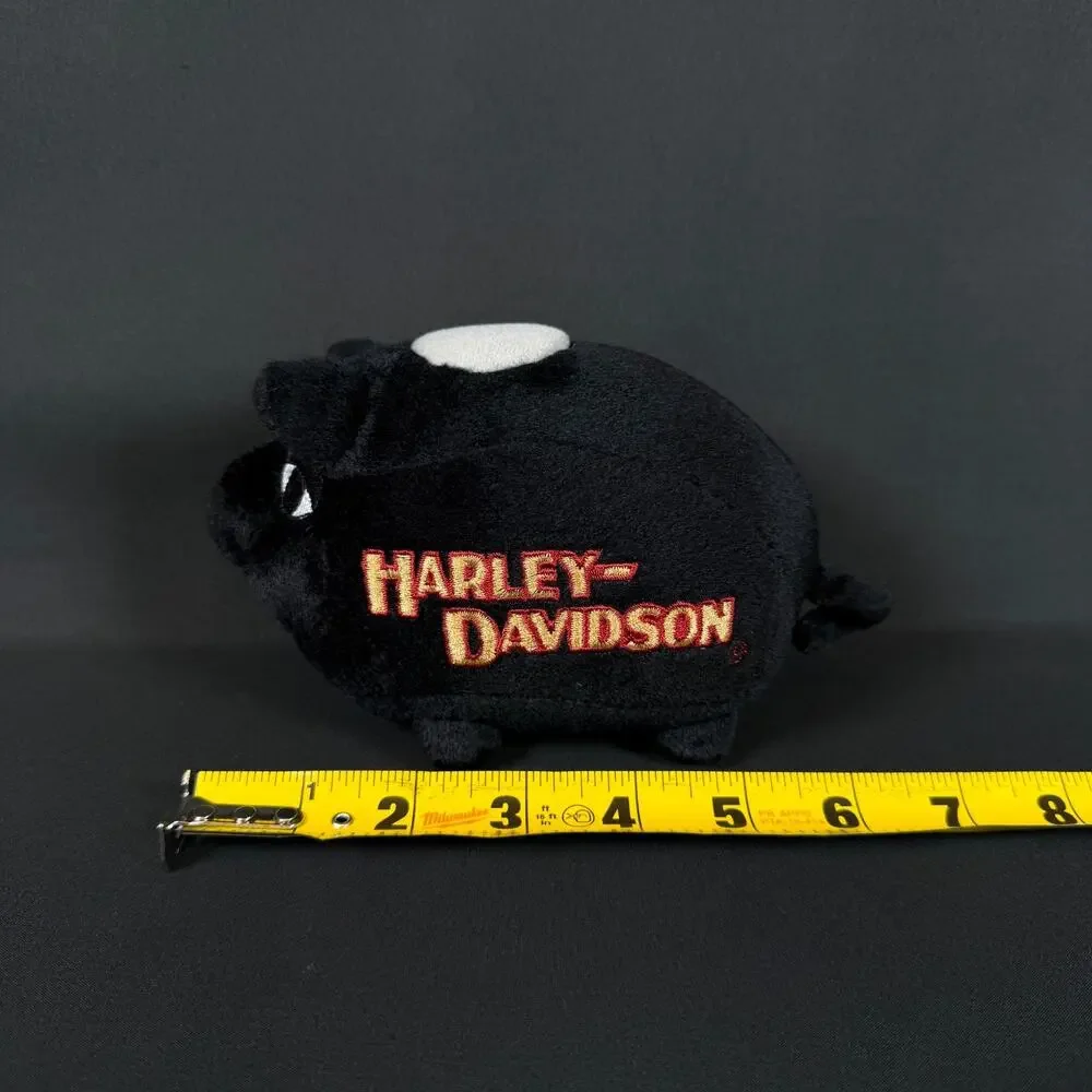 2000 Harley Davidson Official Licensed Product Dog Toy Squeaker Black Pig